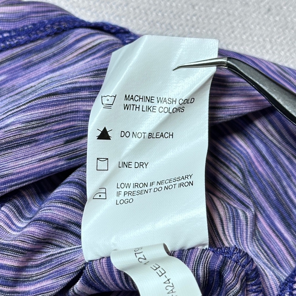 NEW Zero Restriction Shae Performance 1/4 Zip Women Small Space Dye Purple Mock - Picture 6 of 12